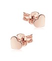 Heart Shaped Silver Ear Stud STS-5308